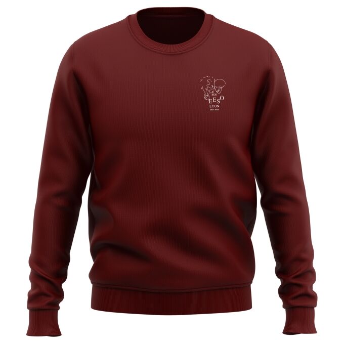 Sweat Classique Bordeaux de qualité supérieure - CEESO LYON