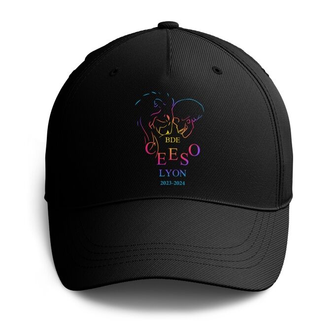 Casquette à visière courbe de qualité supérieure (matériau de personnalisation haut de gamme, imprimé en France)