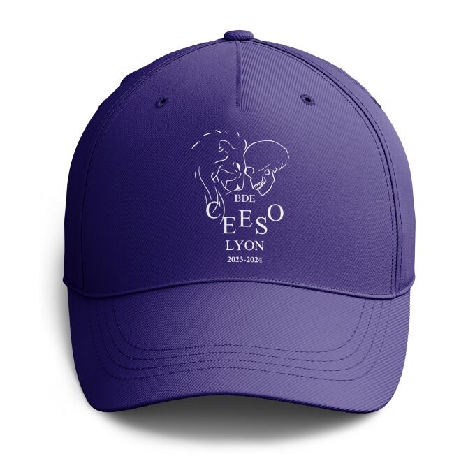 Casquette à visière courbe de qualité supérieure (matériau de personnalisation haut de gamme, imprimé en France)