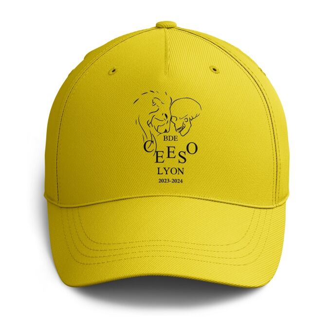 Casquette à visière courbe de qualité supérieure (matériau de personnalisation haut de gamme, imprimé en France)