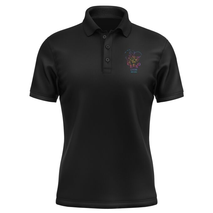 Polo Homme Noir de qualité supérieure - CEESO LYON
