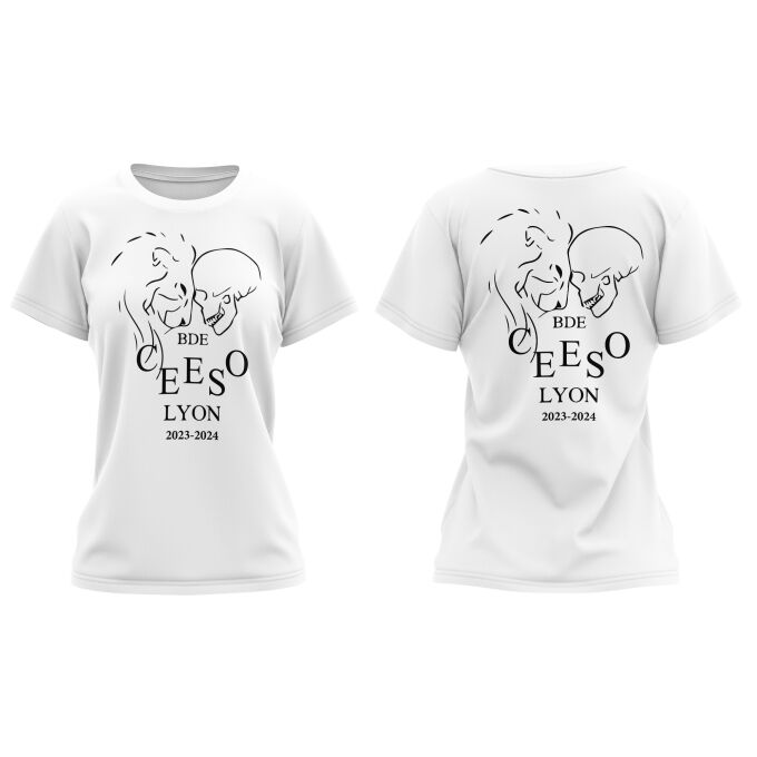 T-Shirt Femme Blanc de qualité supérieure - CEESO LYON