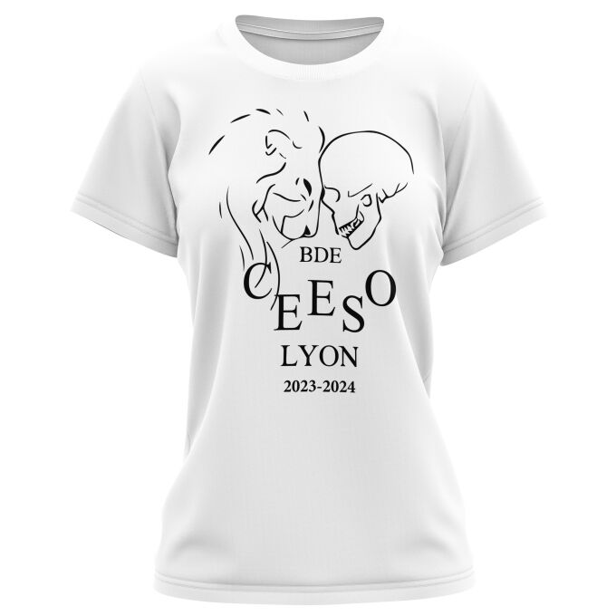 T-Shirt Femme Blanc de qualité supérieure - CEESO LYON