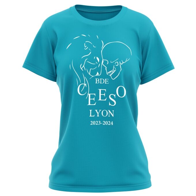 T-Shirt Femme Bleu Atoll de qualité supérieure - CEESO LYON