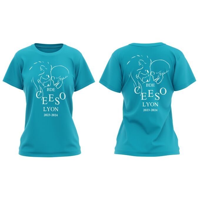 T-Shirt Femme Bleu Atoll de qualité supérieure - CEESO LYON