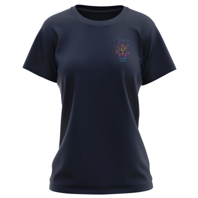 T-Shirt Femme Bleu Marine foncé de qualité supérieure - CEESO LYON