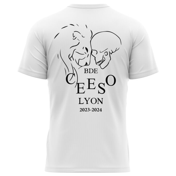 T-Shirt Homme Blanc de qualité supérieure - CEESO LYON