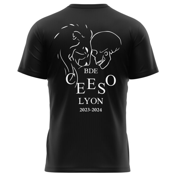 T-Shirt Homme Noir de qualité supérieure - CEESO LYON