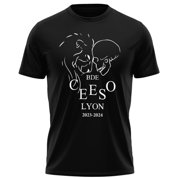 T-Shirt Homme Noir de qualité supérieure - CEESO LYON