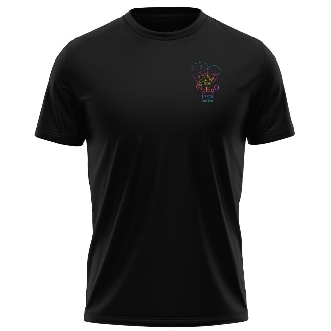 T-Shirt Homme Noir de qualité supérieure - CEESO LYON