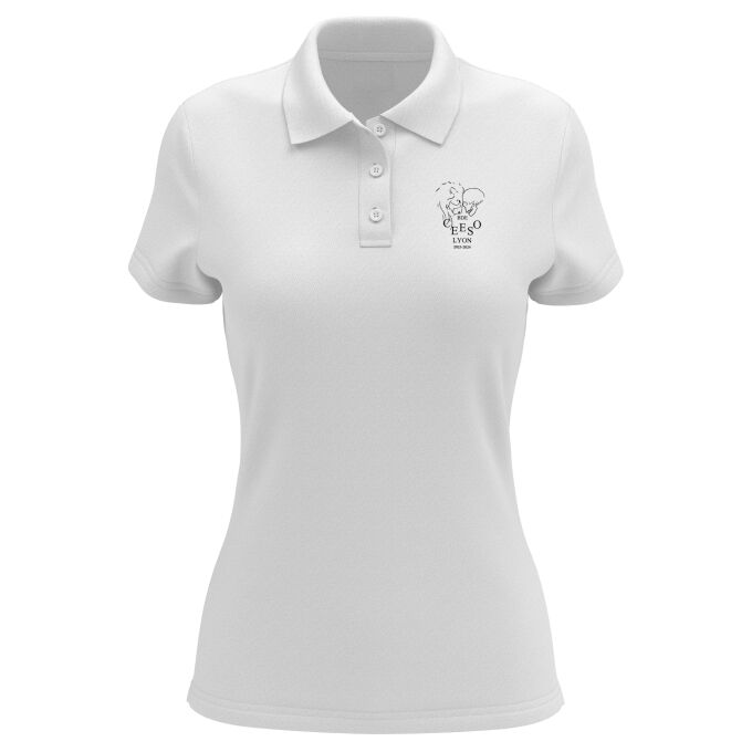 Polo Femme Blanc de qualité supérieure - CEESO LYON