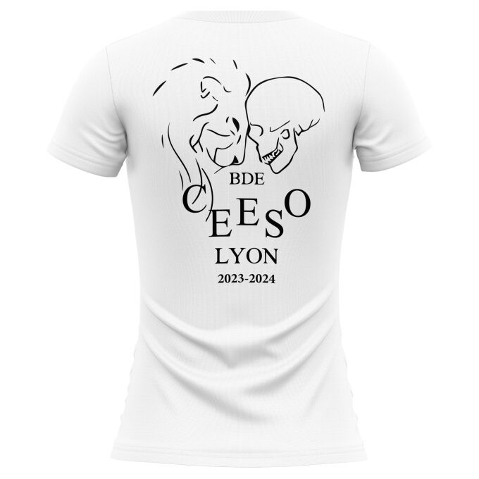 T-Shirt Femme PREMIUM Blanc de qualité supérieure - CEESO LYON