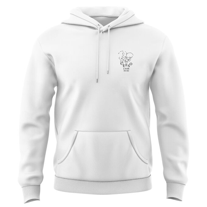 Sweat-shirt à Capuche Blanc de qualité supérieure - CEESO LYON