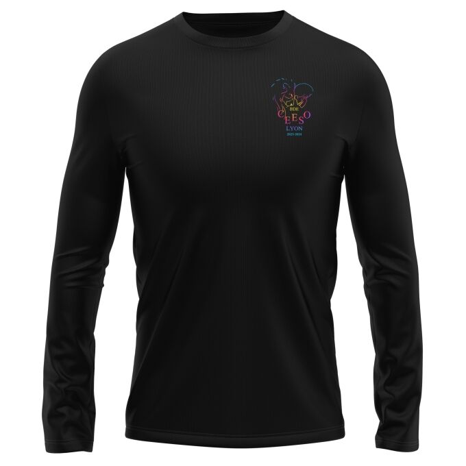 T-Shirt Manches Longues Noir de qualité supérieure - CEESO LYON